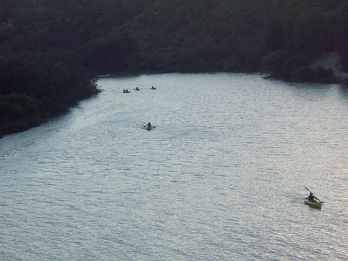Kayak en Cofrentes