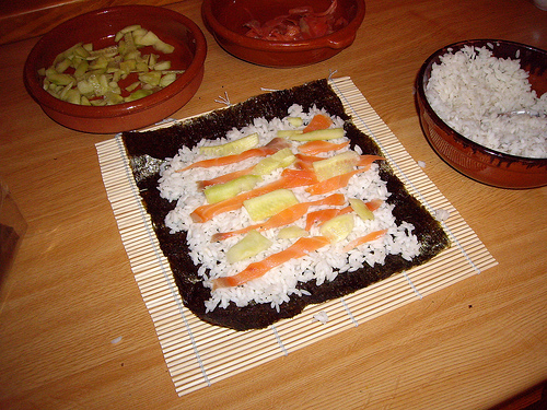 Sushi  (desenrollado)